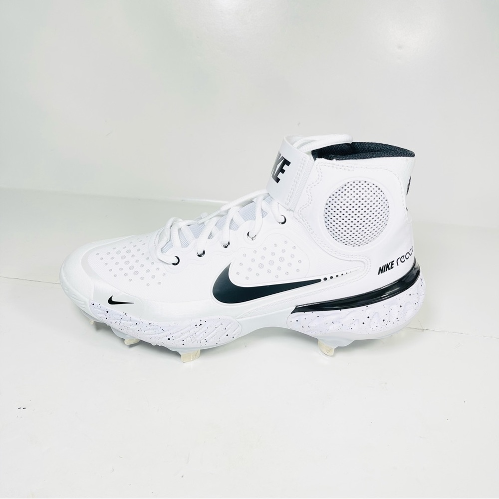 Nike React Alpha Huarache Elite 3 Baseball Cleates Mens 7 MID Metal‎ CZ7946-104